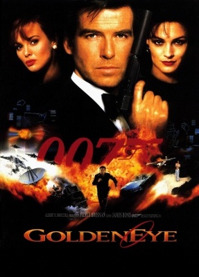 GoldenEye movie poster (1995) wood print