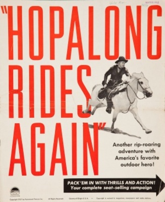 Hopalong Rides Again movie poster (1937) poster