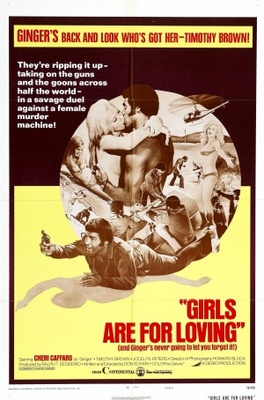 Girls Are for Loving movie poster (1973) metal framed poster