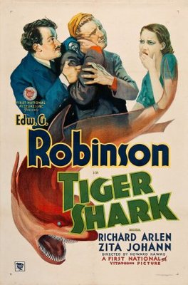 Tiger Shark movie poster (1932) mouse pad