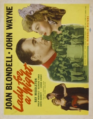 Lady for a Night movie poster (1942) pillow
