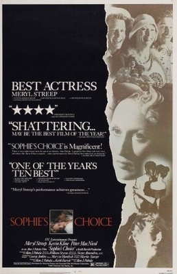 Sophie's Choice movie poster (1982) wood print