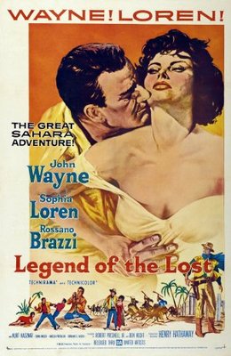 Legend of the Lost movie poster (1957) poster with hanger