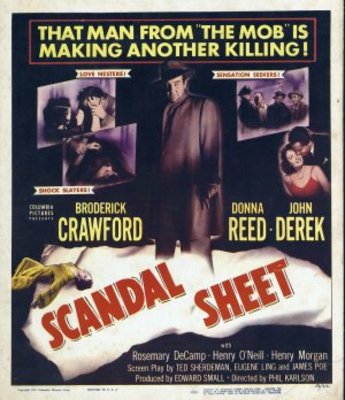 Scandal Sheet movie poster (1952) sweatshirt