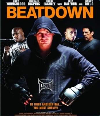 Beatdown movie poster (2010) wooden framed poster