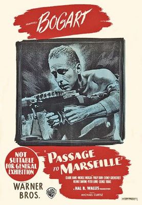 Passage to Marseille movie poster (1944) metal framed poster