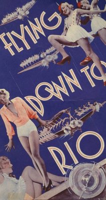 Flying Down to Rio movie poster (1933) metal framed poster