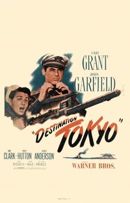 Destination Tokyo movie poster (1943) hoodie