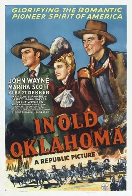 In Old Oklahoma movie poster (1943) metal framed poster