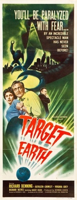 Target Earth movie poster (1954) tote bag