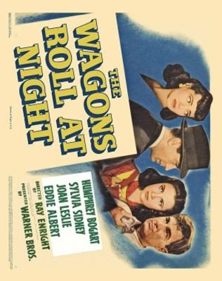 The Wagons Roll at Night movie poster (1941) wood print