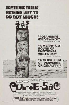 Cul-de-sac movie poster (1966) wooden framed poster