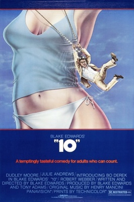 10 movie poster (1979) pillow