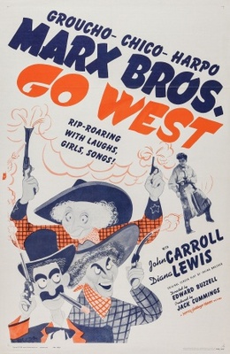 Go West movie poster (1940) sweatshirt