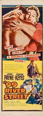 99 River Street movie poster (1953) wooden framed poster