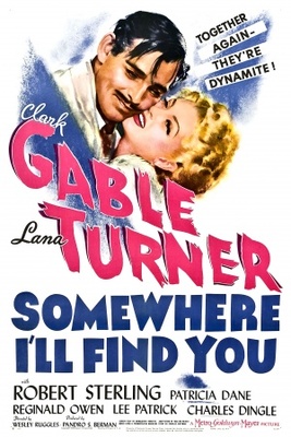 Somewhere I'll Find You movie poster (1942) mouse pad