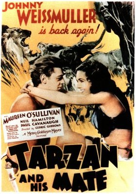 Tarzan and His Mate movie poster (1934) t-shirt