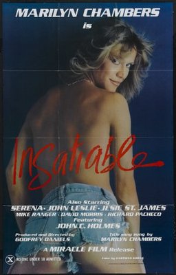 Insatiable movie poster (1980) canvas poster