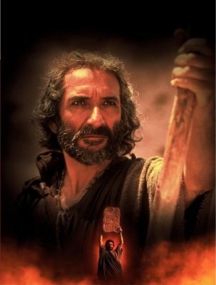 Moses movie poster (1995) canvas poster