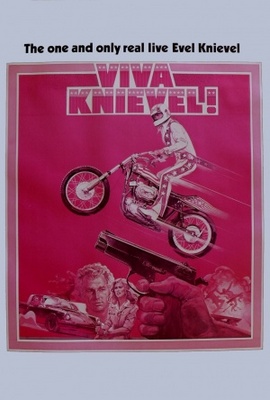 Viva Knievel! movie poster (1977) metal framed poster