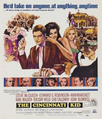 The Cincinnati Kid movie poster (1965) Stickers MOV_e33147a9