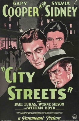 City Streets movie poster (1931) poster