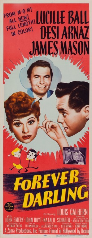 Forever, Darling movie poster (1956) poster with hanger