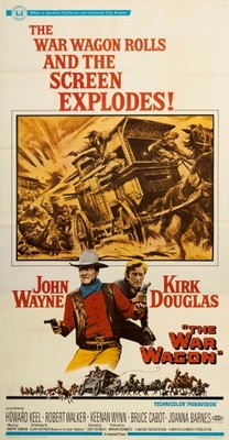 The War Wagon movie poster (1967) wood print