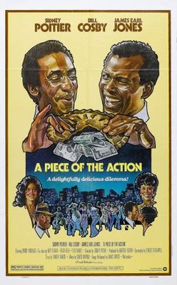 A Piece of the Action movie poster (1977) Stickers MOV_e36317a3