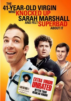 The 41 Year Old Virgin Who Knocked Up Sarah Marshall and Felt Superbad About It movie poster (2010) hoodie