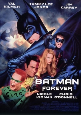 Batman Forever movie poster (1995) metal framed poster