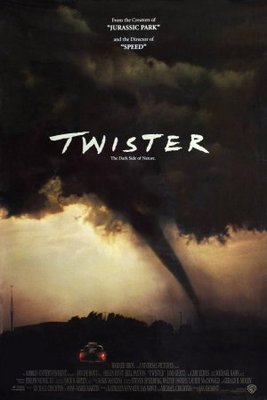 Twister movie poster (1996) wooden framed poster