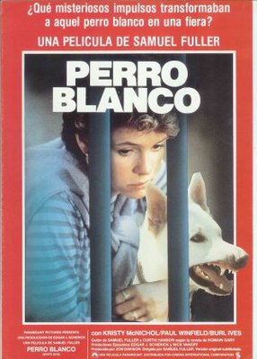 White Dog movie poster (1982) wood print