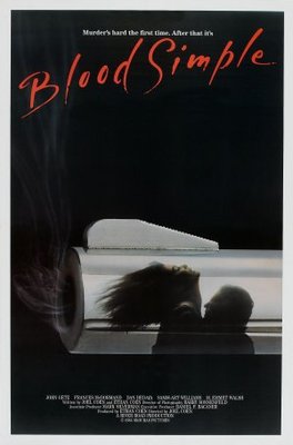 Blood Simple movie poster (1984) wooden framed poster
