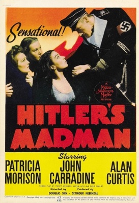 Hitler's Madman movie poster (1943) canvas poster