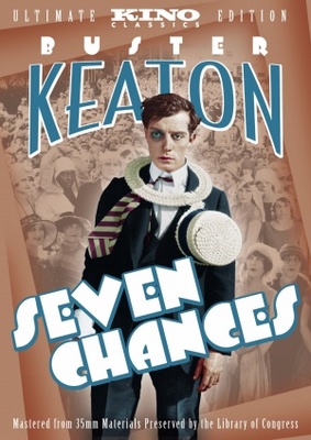 Seven Chances movie poster (1925) wooden framed poster