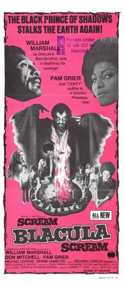 Scream Blacula Scream movie poster (1973) mouse pad