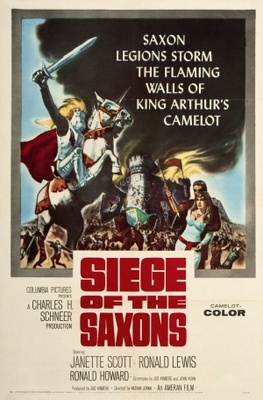 Siege of the Saxons movie poster (1963) poster with hanger