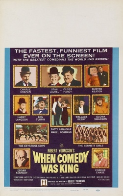 When Comedy Was King movie poster (1960) wood print