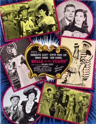 Belle of the Yukon movie poster (1944) wood print