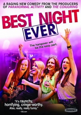 Best Night Ever movie poster (2014) metal framed poster
