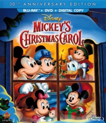 Mickey's Christmas Carol movie poster (1983) poster with hanger