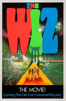 The Wiz movie poster (1978) wood print