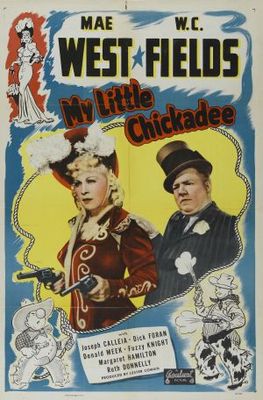 My Little Chickadee movie poster (1940) metal framed poster