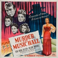 Murder in the Music Hall movie poster (1946) Longsleeve T-shirt #1199567