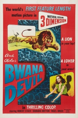 Bwana Devil movie poster (1952) tote bag