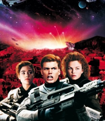 Starship Troopers movie poster (1997) wood print