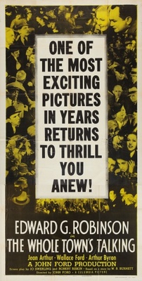 The Whole Town's Talking movie poster (1935) canvas poster