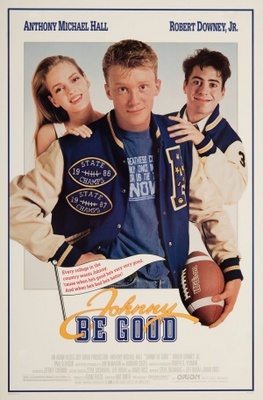 Johnny Be Good movie poster (1988) metal framed poster