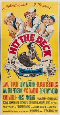 Hit the Deck movie poster (1955) wood print